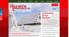 Desktop Screenshot of hurshslandscaping.com