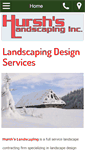 Mobile Screenshot of hurshslandscaping.com